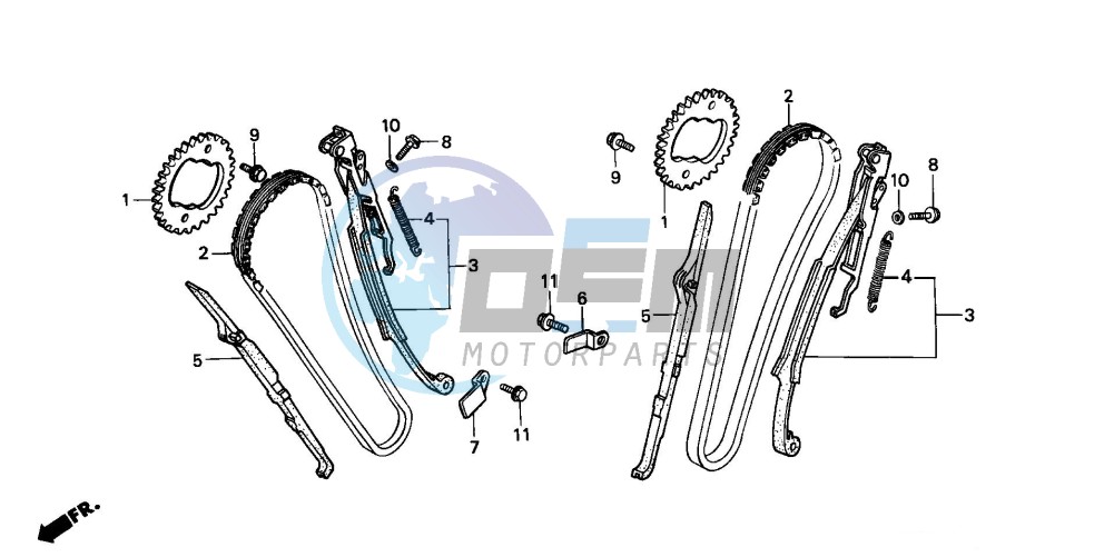 CAM CHAIN/TENSIONER