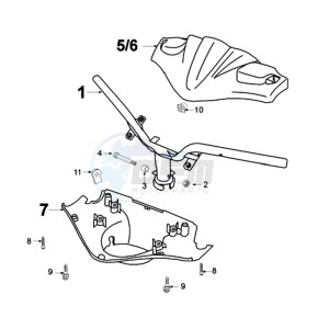 FIGHT XA EU drawing HANDLEBAR