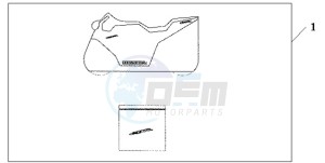 CBR600RR9 Korea - (KO) drawing INDOOR CYCLE COVER