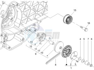 Beverly 125 Sport e3 drawing Driving pulley