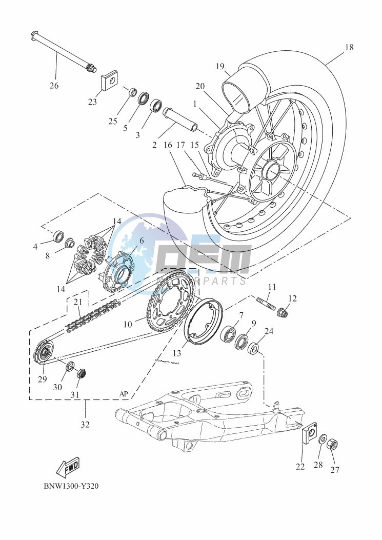 REAR WHEEL