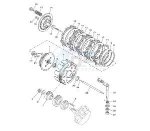 WR X 125 drawing CLUTCH