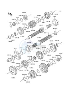 ZR 750 K [Z750S] (K6F) K6F drawing TRANSMISSION