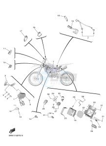 YZ450F (BR92) drawing ELECTRICAL 2