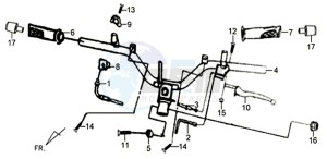 X'PRO 50 (45 KM/H) (AE05W4-EU) (L4-M1) drawing CABLE - SWITCH - HANDLE LEVER / X'PRO 50 (45 KM/H) (AE05W4-EU) (L4-M1)