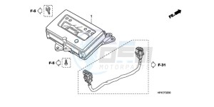 TRX420FPM9 U / 4WD drawing METER