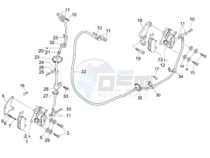 Nexus 250 e3 drawing Brakes hose  - Calipers