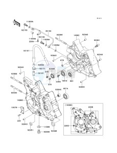 KLX 110 A (KLX110 MONSTER ENERGY) (A6F-A9FA) A8F drawing CRANKCASE