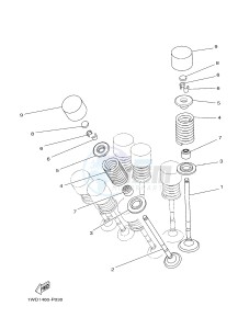 YZF-R25 249 (1WD3) drawing VALVE