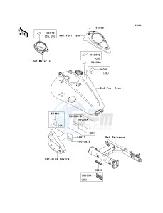 VN 1600 A [VULCAN 1600 CLASSIC] (A6F-A8FA) A8FA drawing LABELS