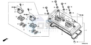 CB1000RF CB1000R 2ED drawing CYLINDER HEAD COVER