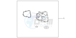 CRF250RC drawing MAGNESIUM ACG COVER