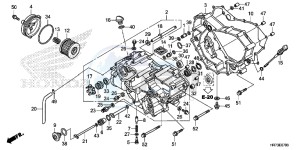 TRX420FA6H Europe Direct - (ED) drawing FRONT CRANKCASE COVER