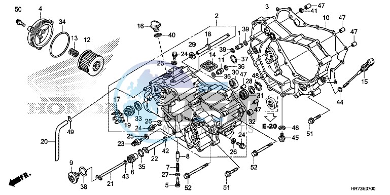 FRONT CRANKCASE COVER