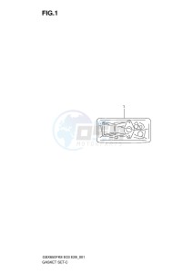 GSX650F (E3-E28) Katana drawing GASKET SET