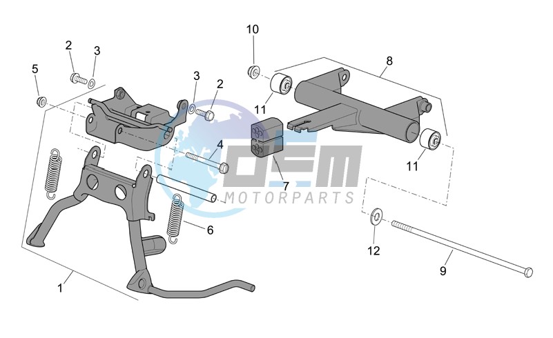 Central stand - connecting rod