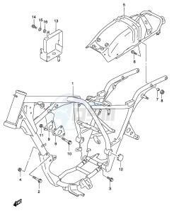 GZ125 (P19) drawing FRAME