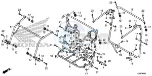 SXS700M4H Europe Direct - (ED) drawing ROLL BAR