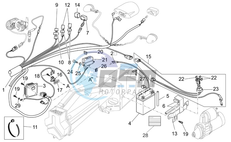 Rear electrical system