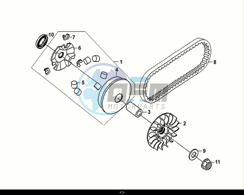 MOVABLE DRIVE FACE ASSY