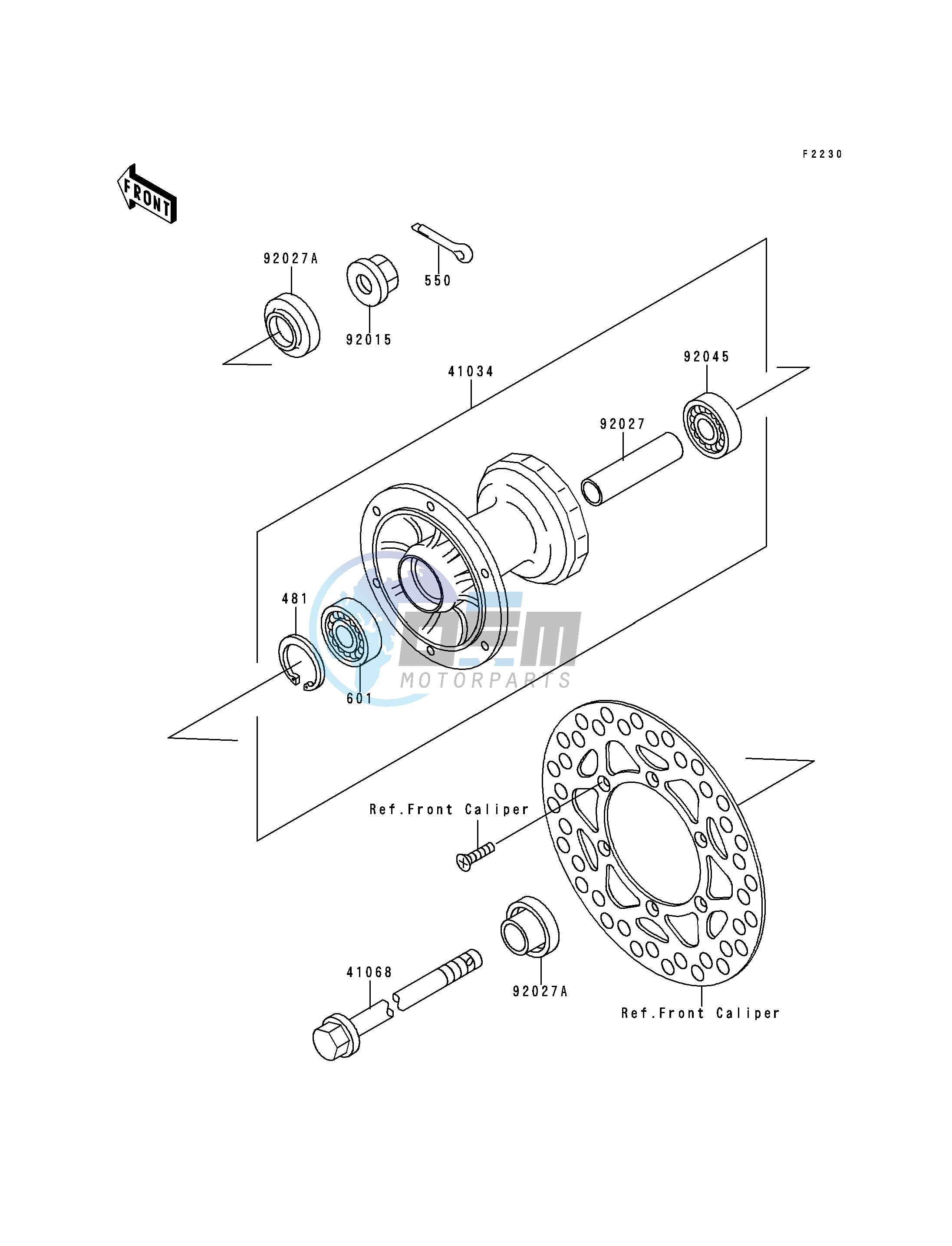 FRONT HUB