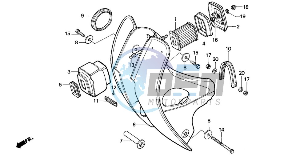 FRONT COVER/AIR CLEANER