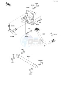 ZN 1300 A [VOYAGER] (A5-A6) [VOYAGER] drawing BRAKE PEDAL_TORQUE LINK