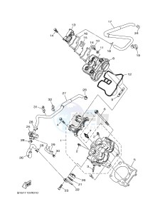 YFM700FWB YFM70KDXH KODIAK 700 (B16F) drawing CYLINDER HEAD