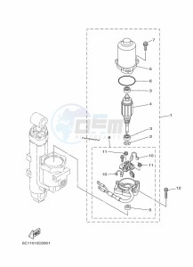 F60CETL drawing POWER-TILT-ASSEMBLY-2