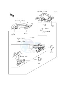 VERSYS_650_ABS KLE650FFF XX (EU ME A(FRICA) drawing Accessory(Bag Fitting Kit)