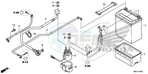 TRX420TE1H Europe Direct - (ED) drawing BATTERY