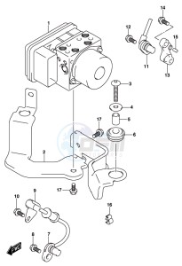 GSX-S1000F drawing HYDRAULIC UNIT