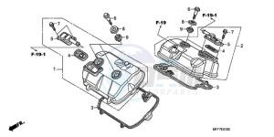 XL700VA9 Europe Direct - (ED / ABS SPC) drawing CYLINDER HEAD COVER