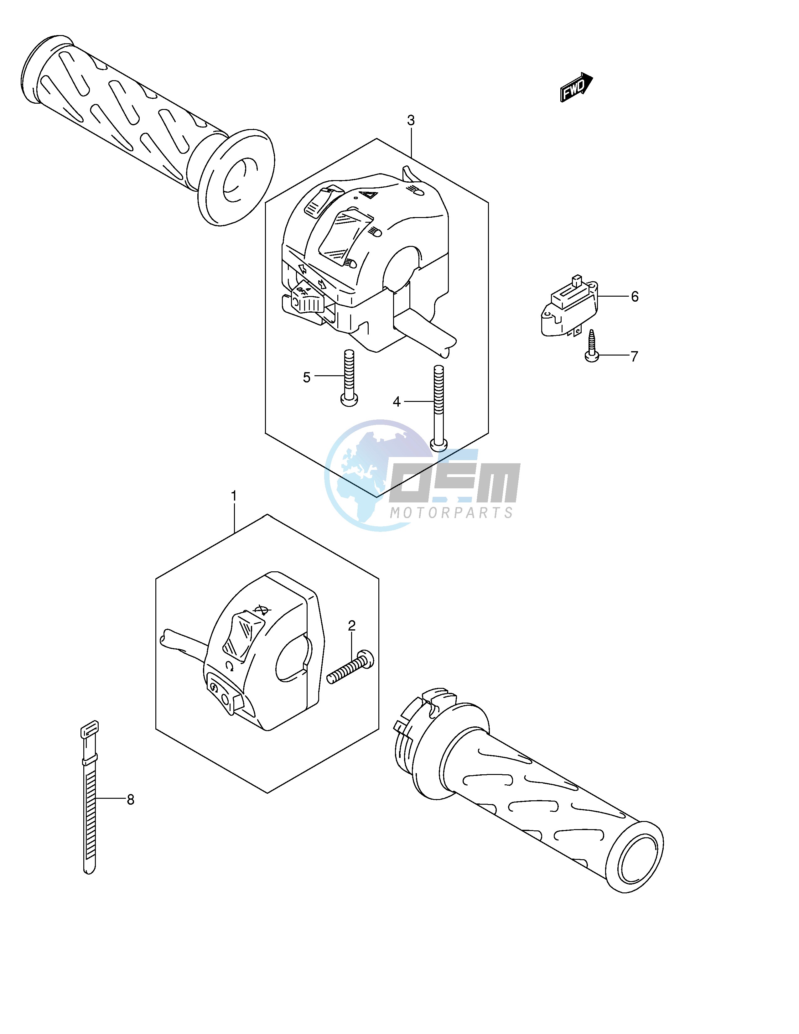 HANDLE SWITCH (MODEL K4)