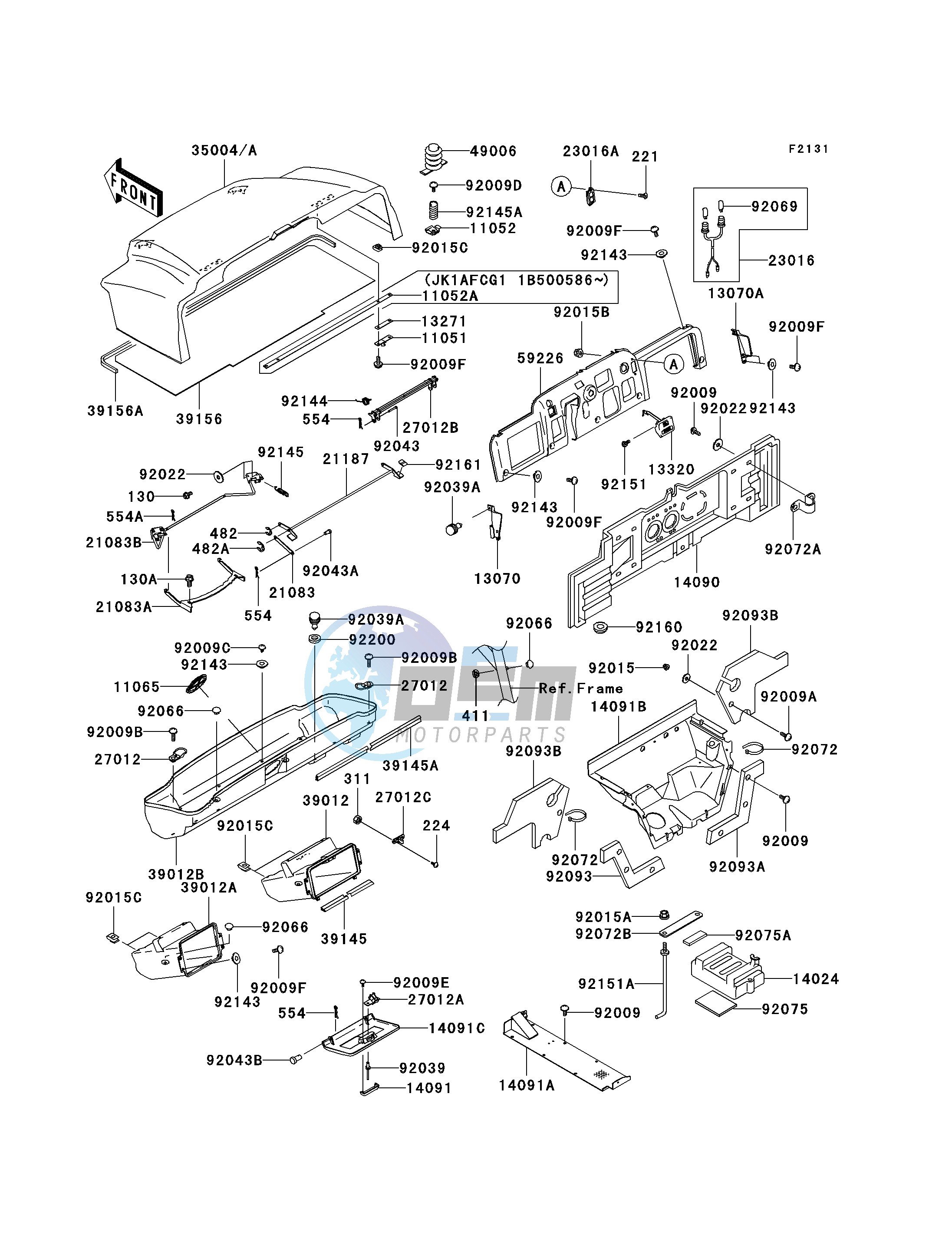 FRAME FITTINGS -- KAF620-G1- -