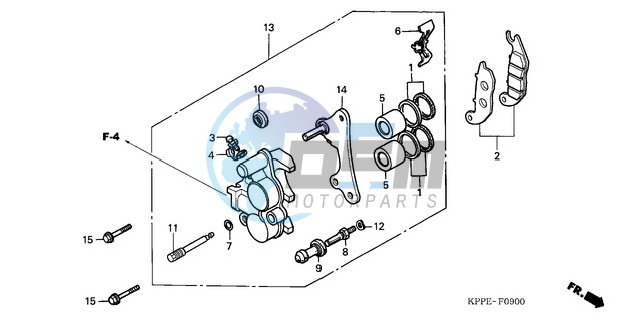 FRONT BRAKE CALIPER