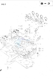 GS500E (Z-D) drawing CYLINDER HEAD