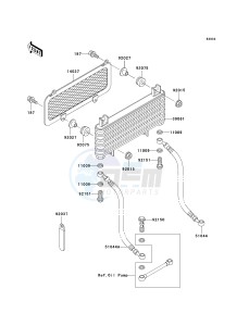 KLF 300 C [BAYOU 300 4X4] (C15-C17 C17 CAN ONLY) [BAYOU 300 4X4] drawing RADIATOR-- CN- -