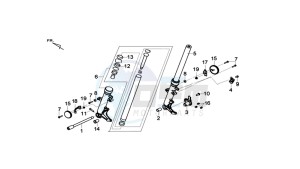 MAXSYM 400I (L8) EU drawing FRONT FORK KPL.