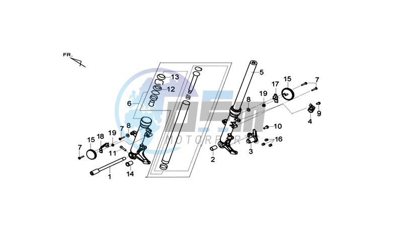 FRONT FORK KPL.