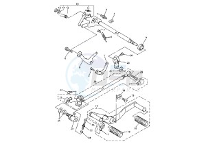 XVZ ROYAL STAR 1300 drawing SHIFT SHAFT