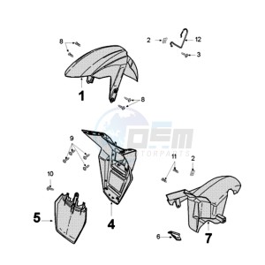 FIGHT 3 DARKSIDE E drawing FENDERS