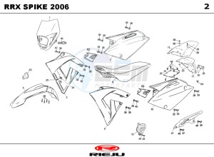 RRX-SPIKE-BLUE 50 drawing COWLING