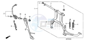 CB1300SA9 Australia - (U / ABS BCT MME TWO) drawing STAND