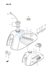 TS185ER (E24) drawing FUEL TANK