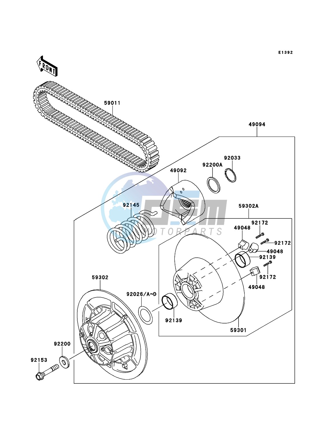 Driven Converter/Drive Belt