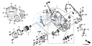 CBR250RAD CBR250R ABS 2E - (2E) drawing RIGHT CRANKCASE COVER