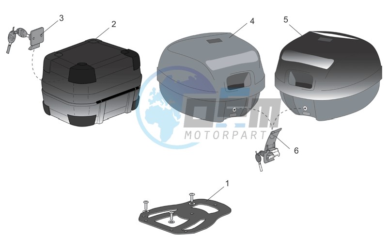 Acc. - Top/cases side cases