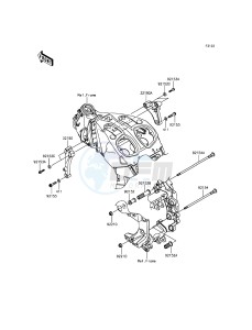 1400GTR ABS ZG1400EFF FR GB XX (EU ME A(FRICA) drawing Engine Mount