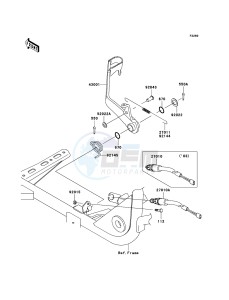 KVF360 KVF360-B3 EU drawing Brake Pedal